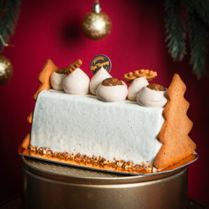 BÛCHE VANILLE CARAMEL BOULANGERIE EPIFANNY